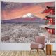 thumbnail image 2 of Tapiz japonés del monte Fuji 150 x 130 cm CHAO decoración de pared, 2 of 5