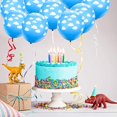 thumbnail image 4 of Globos de látex de nube azul, azul medio con nubes, globos mate para niños y niñas, fiesta de cumpleaños, decoración de Baby Shower, 100 piezas, 12 pulgadas Namotu WMZY-506, 4 of 7