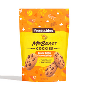 Feastables MrBeast Peanut Butter Chocolate Chip Cookies, 6 oz