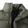 thumbnail image 5 of IYTR Mens Puffer Jacket Stand Collar Zip Up Down Jackets Long Sleeve Stand Collar Winter Warm Coats with Pockets (Gray,XXL), 5 of 8
