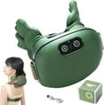 thumbnail image 1 of Cagogo under $5 Back Massager, Wireless Electric Neck Shoulder Back Massager, 3 Speed 2 Temperature Level Heating Massage Pillow, 4D Kneading Deep Tissue Massager for Pain Relief, 1 of 9