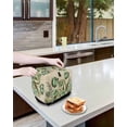 thumbnail image 4 of Green Spring Floral Toaster Cover 2 Slice, Summer Botanical Tulip Vintage Dustproof Bread Machine Oven Cover with Storage Pockets, Fits Most Kitchen Toasters Protector, 4 of 5