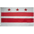 thumbnail image 2 of 3x5  Washington DC Nylon 600D double sided Embroidered Flag., 2 of 7