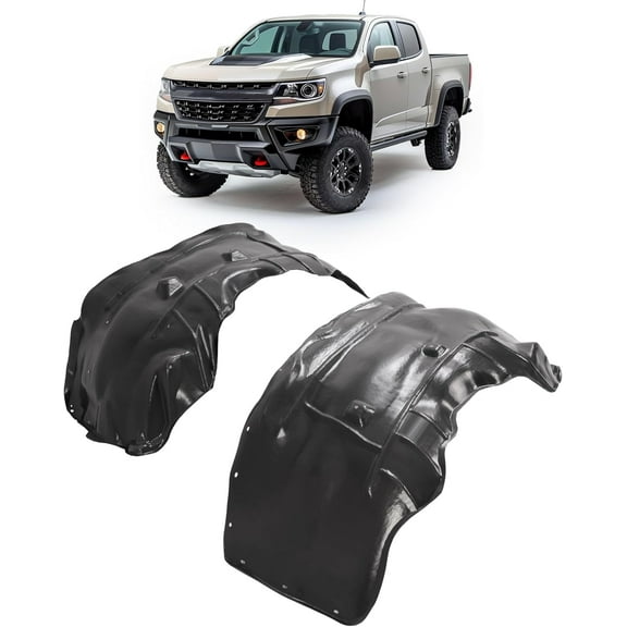 Kojem Front Fender Liner Inner Panel for 2015-2022 Chevy Chevrolet Colorado GMC Canyon Exclude Zr2 Replace for GM1249263 GM1248263 Wheel Liner Splash Shields Guard Left   Right Side