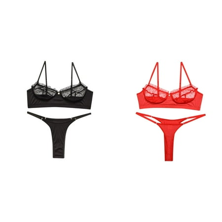 2-Pack Set Women Bra Lingerie Belt Nightwear Lace Push Underwear Garter Up Garter Set for Bride Lace Lace Garter Set Wedding Garter Belt Womens Pajamas Set Shorts Lace Push up Bras for Women Lace