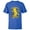 Royal, variant on The Simpsons Soccer Bart Simpson Springfield United - Short Sleeve T-Shirt for Kids - Customized-Athletic Heather