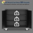 thumbnail image 6 of Danolapsi Garage Cabinet, Metal Storage Cabinet with Wheels,Heavy-Duty Tool Cabinet Organizer with 2 Adjustable Shelves, Lockable Door,or Garage, Warehouse, Office,Rust-Proof Steel Construction, 6 of 8