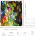 thumbnail image 3 of Christmas Decoration Decor Shower Curtain,Hanging Colorful Balloon On Pine Bathroom Decor Polyester Fiber Plastic Rings Quick-Drying Waterproof for Bathtubs/Bathroom, 72x72 inches, 3 of 6