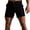 Black, variant on zeranth Men Summer Cargo Shorts Mid-rise Button Zipper Fly Pockets Shorts Solid Color Straight Leg Casual Short Pants Streetwear