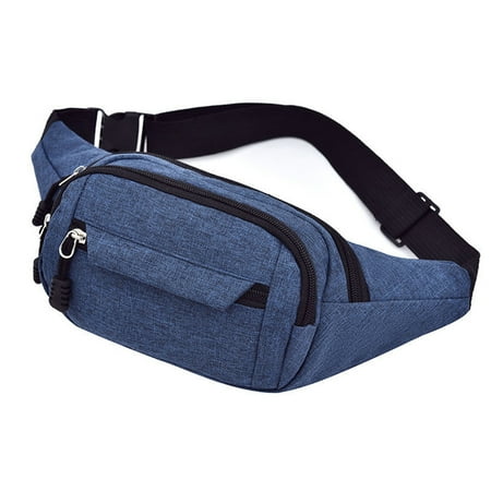 

BeltBagwithAdjustableStrapSmallWaistPouchforWorkoutRunningTravellingHiking blue F8684