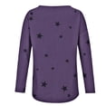 thumbnail image 5 of MEICHEN Womens Crew Neck Star Graphic Pullover Tops Fall Shirts Casual Long Sleeve Oversized Tops, 5 of 5