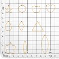 thumbnail image 2 of 1 Box 20 Pairs Gold Stud Earrings Circle Earrings 10 Styles Geometric Stud Earrings Heart Star Teardrop Simple Triangle Earrings Tiny Triangle Stud Earrings for Women Jewelry diy Golden, 2 of 6