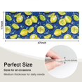 thumbnail image 5 of Yellow Lemon Fruit Slices Blue Pattern Kitchen Rug Mat,Kitchen Runner Rugs Non Skid Washable,Decorative Kitchen Floor Mats for Kitchen,Sink,Laundry,17"X47", 5 of 5