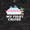 thumbnail image 4 of Inktastic My First Cruise with Cruise Ship and Palm Trees Boys or Girls Baby Bodysuit, 4 of 5