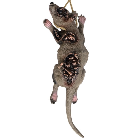 Spooky Scary Creepy Disgusting Parasite Disembowel Mouse Rat Halloween Decoration Hanging Prop Yard Haunted House Gift Toy Party Decor