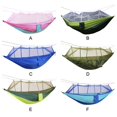 thumbnail image 2 of Mosquito Hammock: Portable Bug Prevention Hammock with Carabiners and Hanging Kit - Perfect for Outdoor Adventures, Backpacking, and Camping Trips, 4.6x8.5inch/140x260cm, Dark Green, 2 of 16