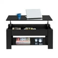 Yaheetech Modern Wood Lift Top Coffee Table w/Hidden Compartment