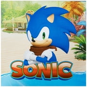 Angle View: Sonic Boom Sonic The Hedgehog Party Supplies 32 Pack Lunch Napkins