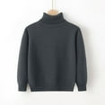 thumbnail image 2 of Gubotare Sweater for Toddlers Boys Sweater Boys Sweaters Boy's Knit Sweater Long Sleeve Lightweight Casual Pullovers for Kids Sweater 2T 3T (Dark Gray,2-3 Years), 2 of 5