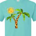 thumbnail image 4 of Inktastic Palm Trees with Cute Smiling Sun T-Shirt, 4 of 5
