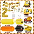 thumbnail image 2 of Yansion Teen Birthday Party Decorations Balloons with Banner, Latex Multicolor Construction, 0.66 lb, 2 of 7