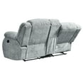 thumbnail image 3 of Fabric Reclining Loveseat with Console, LiviNest Stonic Grey Dual Manual Recliner Sofa with Cup Holders and Storage for Living Room Home Theater, 3 of 4