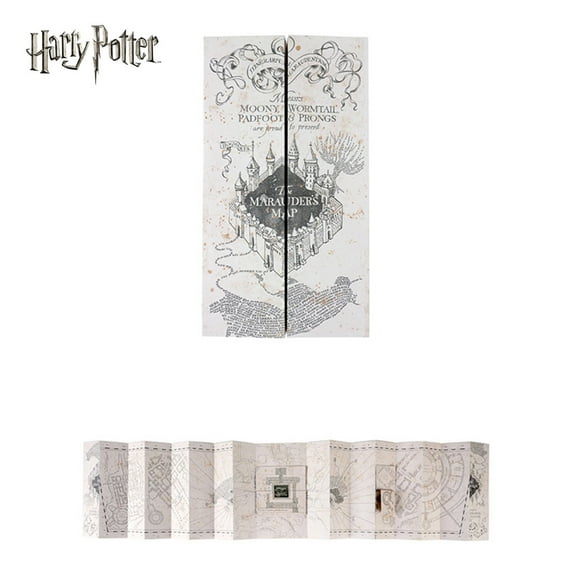 Harry Potter Marauder's Map Cosplay Treasure Hunt Map (1 Piece)