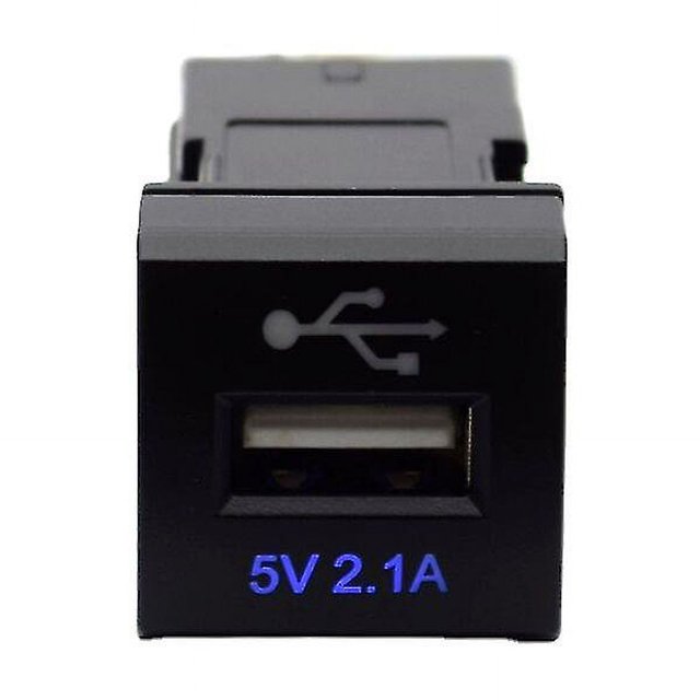 Single Port Charging Power Adapter Outlet 2.1a Usb Car Charger Socket
