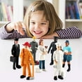 thumbnail image 6 of Zxpjkyu 7pcs Simulation Miniature People Model Baker Police Officer Model DIY Decoration, 6 of 9
