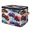 Multicolor 2, variant on ADECORIVY Colorful Moth Witchy Gothic Storage Bin with Zipper Lid, Fabric Storage Baskets Boxes with Handles, Decorative Clothes Organizer Containers for Shelves, Wardrobe, Closet