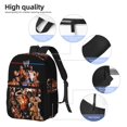 thumbnail image 5 of 17 In Wres-Tler W-W,E Backpack with Front Pocket Large Capacity Travel Bookbag Travel Laptop Bag for Men Women, 5 of 8