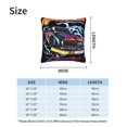 thumbnail image 4 of Fundas de almohada de terciopelo Nascar, fundas de almohada decorativas suaves y acogedoras con cremallera oculta para dormitorio, sofá, sillón, funda de almohada de terciopelo, 4 of 8