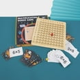thumbnail image 4 of Board Games Multiplication Game Wooden Board Games Educational Math Board Games, 4 of 5