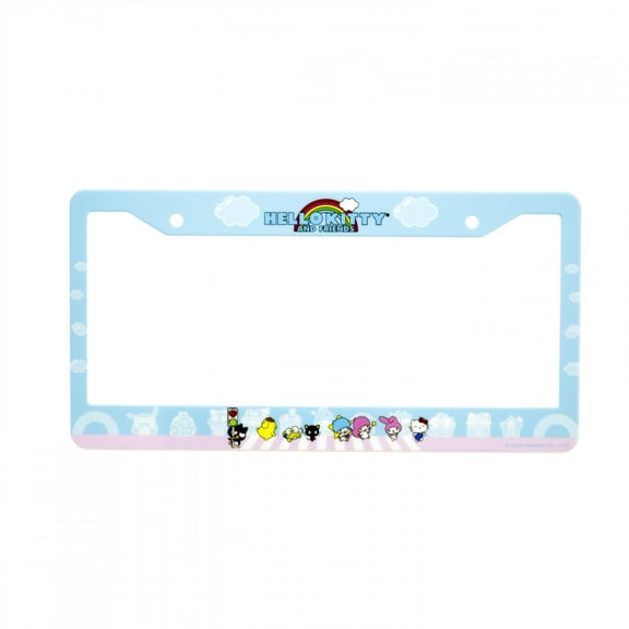 Hello Kitty And Friends Crosswalk License Plate Frame