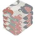 thumbnail image 3 of Cute Colorful Elephants Washcloth 12x12in Set, 6 Pack Absorbent Cotton Towel Square Kitchen Dishes Towels, Soft Cleaning Face Hand Towel Fast Drying, 3 of 7