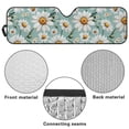 thumbnail image 6 of HUIACONG Bee Daisy Sun Shade Windshield Compatible with 2007-2024 Wrangler Rubicon Sahara TJ JK JKU 2 & 4 Door Car Sun Shade Sun Visor Protector Keep Your Vehicle Cool, Silver, 6 of 6