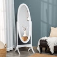 thumbnail image 2 of HOMCOM Miroir Pleine Longueur, Miroir Autoportant avec Angle Ajustable, 2 of 10