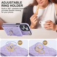 thumbnail image 2 of Crossbody Wallet Case for iPhone 15 Pro Max/ 15 Ultra, PU Leather Handbag Purse Cover with Card Slots Holder Wrist Strap Lanyard, 2 of 5