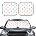 thumbnail image 2 of Sikiie Girl Rabbit Print Foldable Car Windshield Sun Visor, Car Window Sunshade Suitable for Sedan, SUV and Truck Car Accessories-Small, 2 of 6
