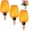 Orange, variant on ABCISI 3-Pack Plant Self Watering Globes, 5.1 oz Plastic Rose Shaped Water Bulbs Top Fill for Indoor/Outdoor Plants, Self Watering Spikes Slow Release Terracotta,Plant Watering Devices System[Yellow]