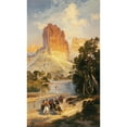 thumbnail image 2 of Thomas Moran 10x14 Gold Ornate Wood Frame and Double Matted Museum Art Print Titled - Cliffs of the Upper Colorado River, Wyoming Territory (ca. 1861-1897), 2 of 4