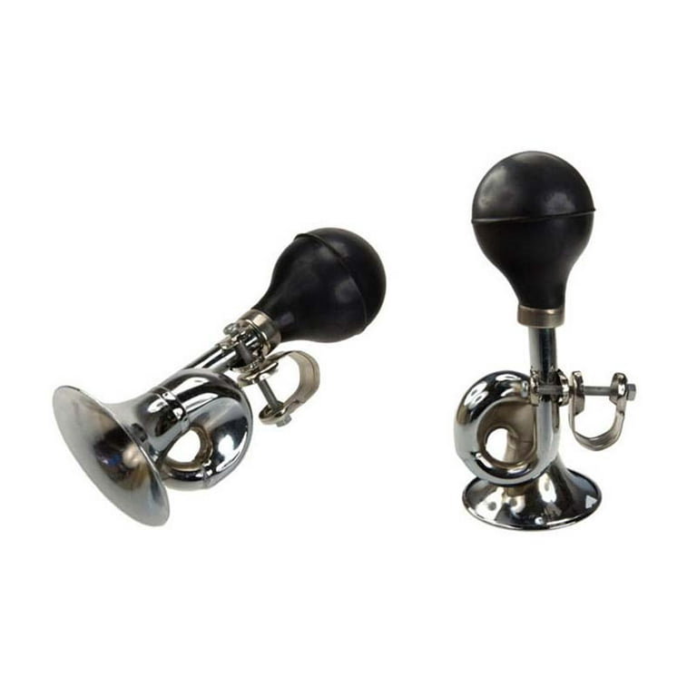 Super Loud Traditional Classical Bike Stainless Steel Metal Manual Pressing  Snail Gas Air Horn
