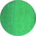 thumbnail image 1 of Ahgly Company Indoor Round Abstract Green Contemporary Area Rugs, 8' Round, 1 of 1