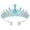 Blue, variant on Yoyauz Women's Gemstone Crowns and Crowns, Crystal Queen Crowns, Silver Wedding Crowns for Bridals, Metal Birthday Barmitzor Tiaras