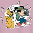 thumbnail image 3 of Disney - Mickey & Friends - Pluto Sings while Mickey Dances - Women's Racerback Tank Top, 3 of 5