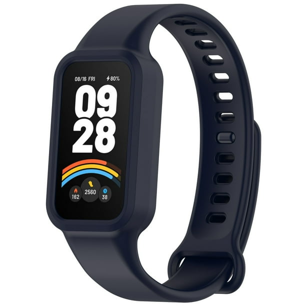Pulsera deportiva inteligente con correa de silicona integrada Diseño sin costuras para llevar todo el día