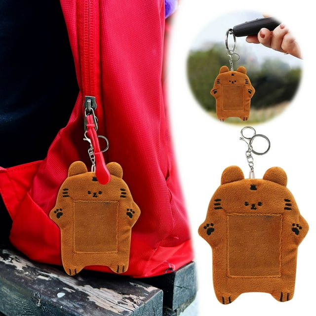 Photocard Holder Chain for ID Cards and Badges with Decorative Keychain Accessory