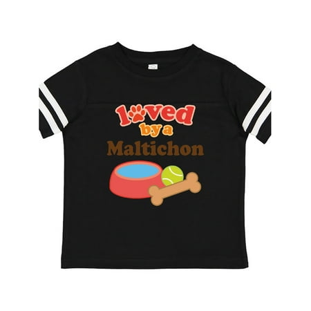 

Inktastic Maltichon Dog Gift Gift Toddler Boy or Toddler Girl T-Shirt