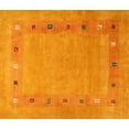 thumbnail image 1 of Ahgly Company Indoor Rectangle Contemporary Dark Orange Abstract Area Rugs, 7' x 9', 1 of 6
