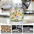 thumbnail image 6 of Yayeee Ashtray with Lid for Cigarette Smokeless Stainless Steel Home Ash Holder, Retro Pink Floral, 6 of 7